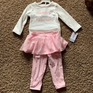 Carter’s “Daddy’s Little Princess” outfit - size 12M